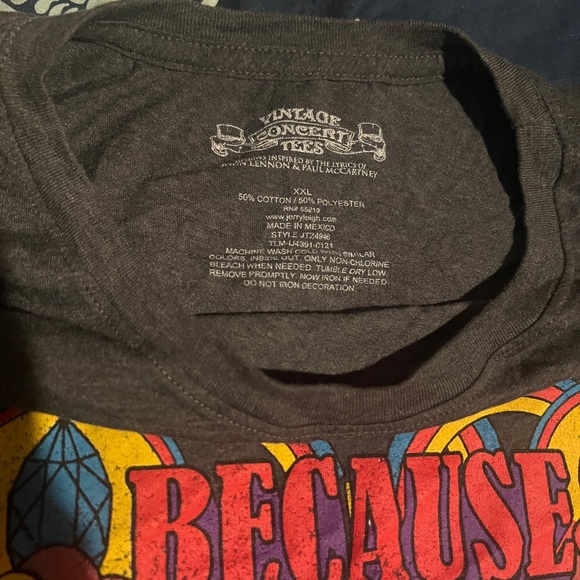 Hippie Beatles T-Shirt - Picture 2 of 2